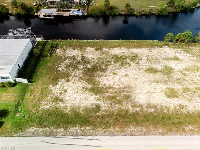 Aerial view 3252 and 3256 Old Burnt Store Rd N