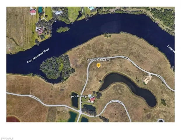 Aerial overview of property's location