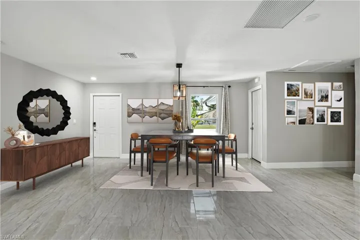 Dining space
