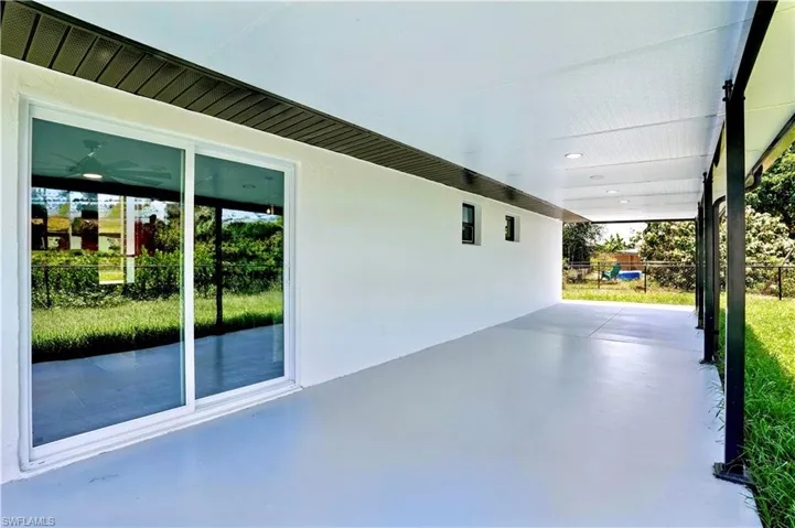 View of patio