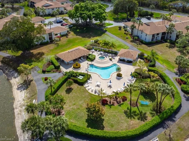 Aerial View of Community Pool