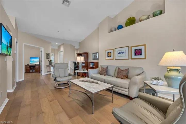 Open floor plan.  Such a great livable layout.