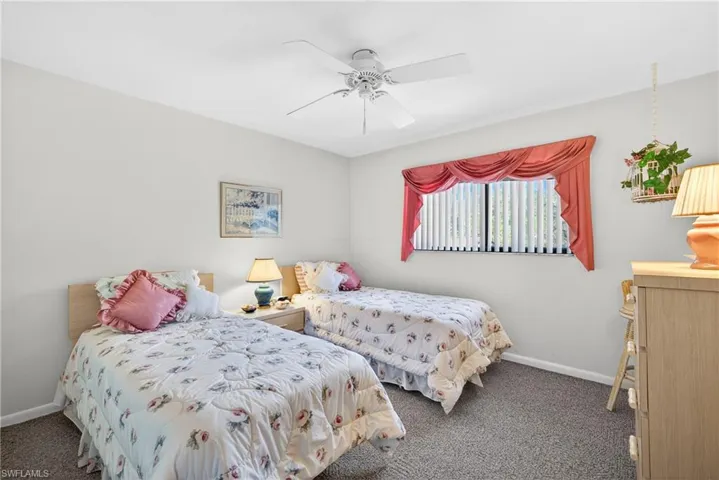 Second Bedroom and ceiling fan