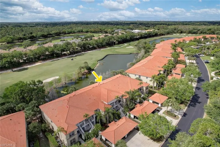 Southern exposure offering panoramic golf course and tranquil lake views