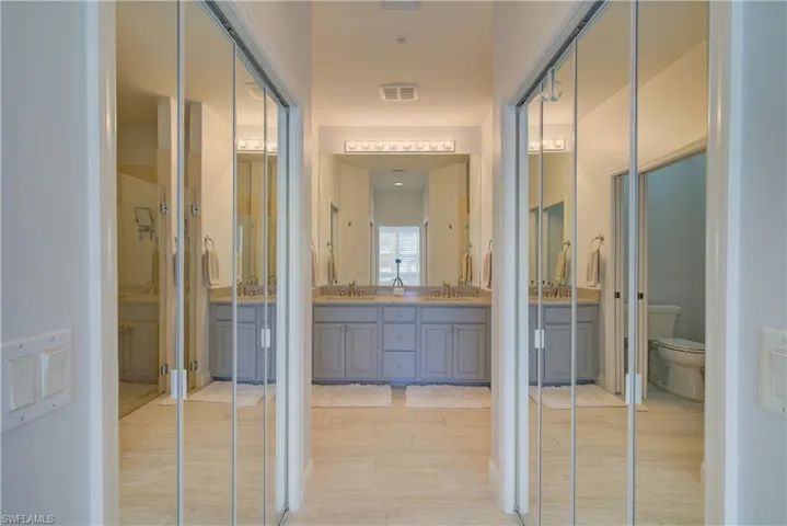 Two Walk In Closets in Main Bedroom