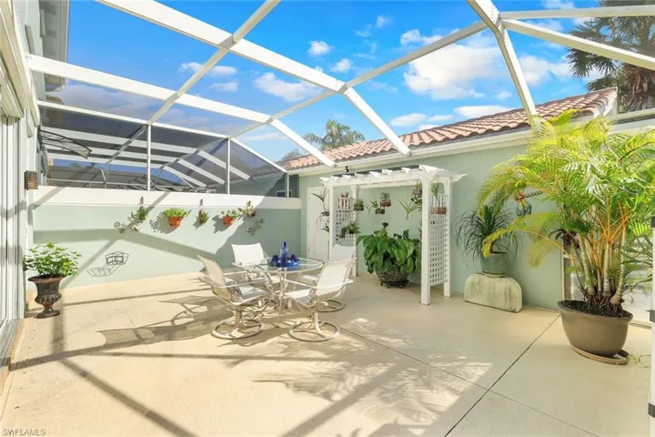View of Lanai and Garage