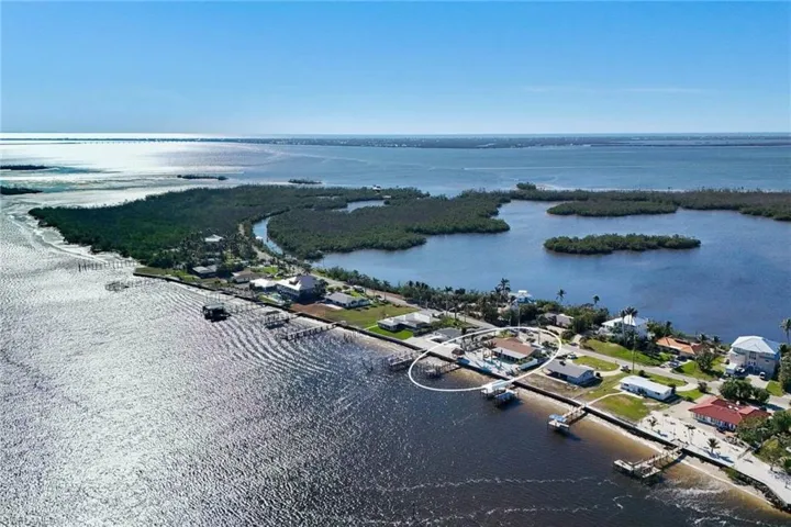 San Carlos Bay & Sanibel in the distance