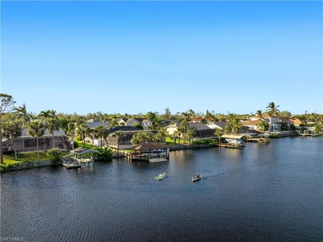 Water view featuring a boat dock