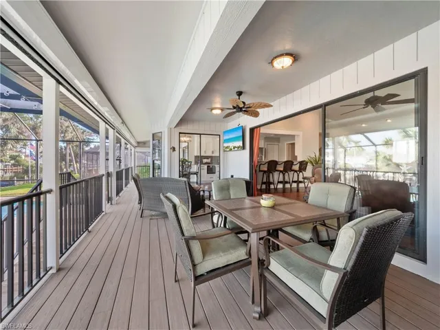 View of deck