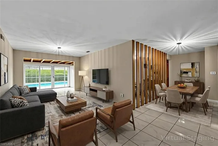View of living room