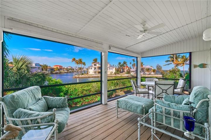 Screened Porch w/ Canal Views