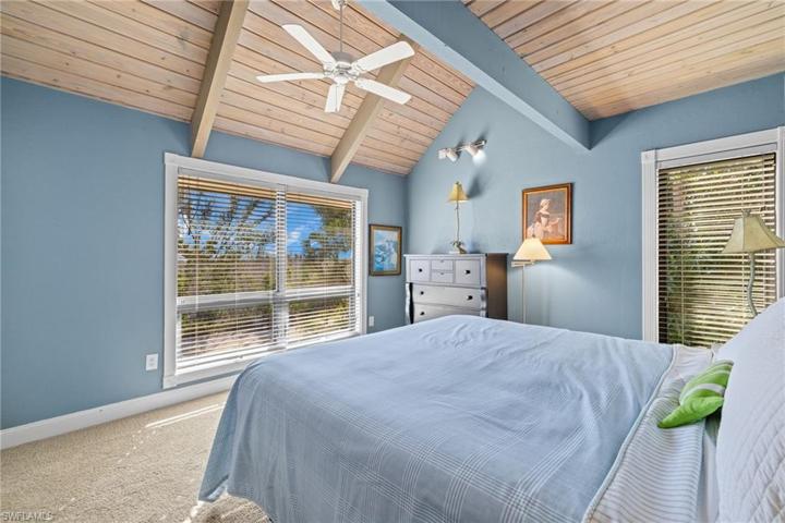 Primary Bedroom/Vaulted Ceiling