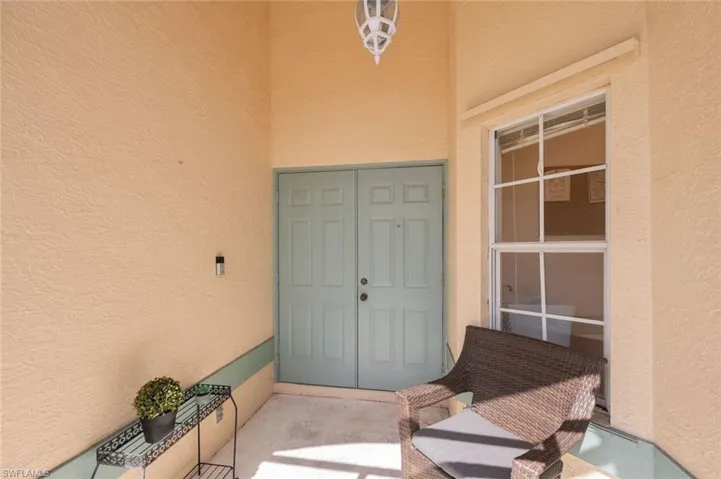 Double door entrance.
