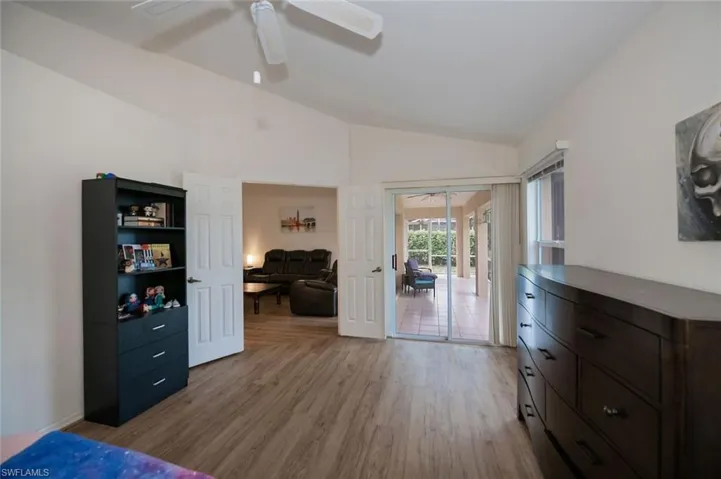 Double doors out to Great Room and Sliders lead out to the lanai.