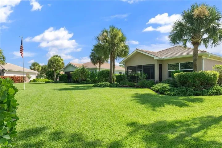Large back yard