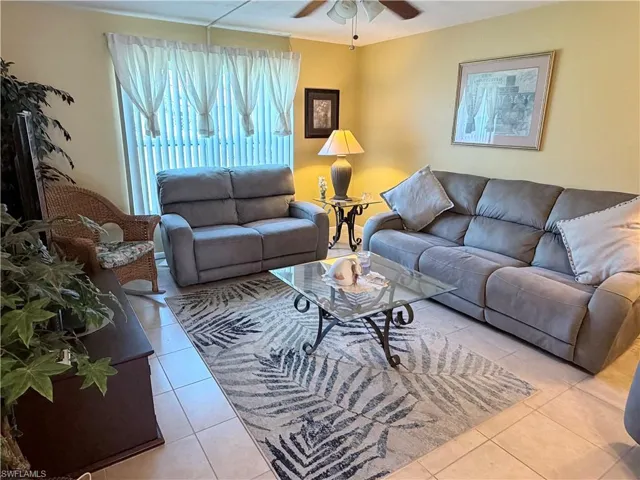 A spacious living area with plenty of natural light.