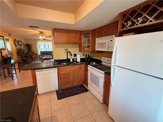 Kitchen is open to the rest of the living space