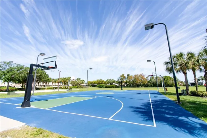 View of basketball court featuring community basketball court
