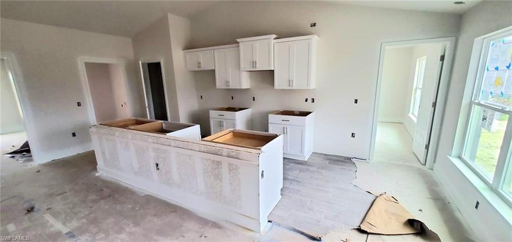 Kitchen cabinets installed