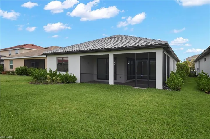 Rear view of property