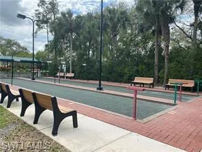 View of community with a bocce ball area