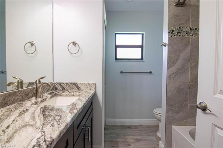 GUEST BATHROOM with TUB/SHOWER COMBO