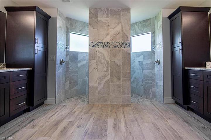 MASTER BATH with DUAL SINKS and WALK-THRU SHOWER