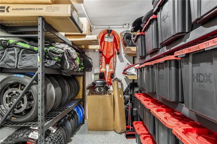 View of storage room