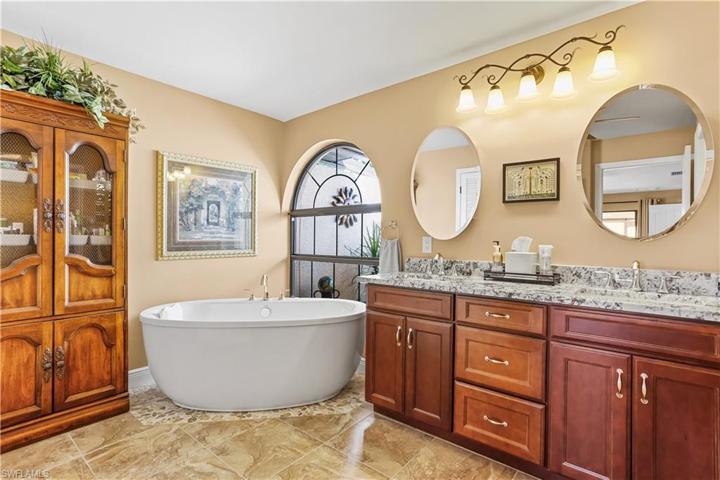 Fabulous soaking tub.