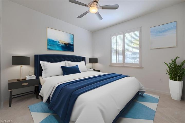 Digital Staged bedroom