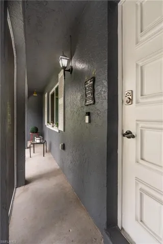 View of exterior entry