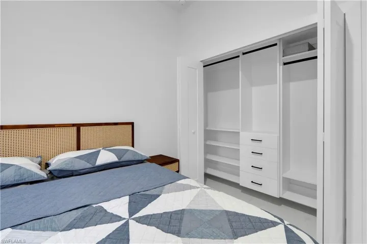 Bedroom with a closet