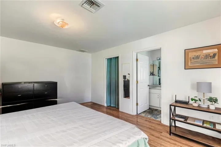 Bedroom featuring light wood finished floors