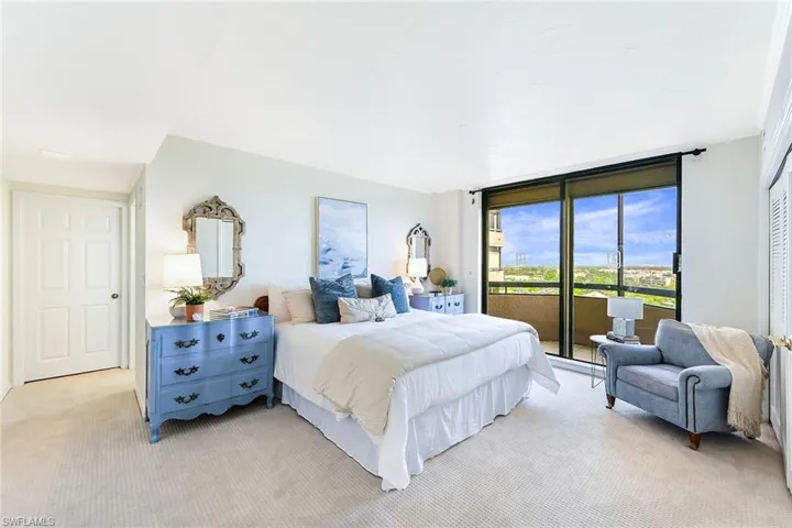 Primary Bedroom Suite with a Screened Balcony