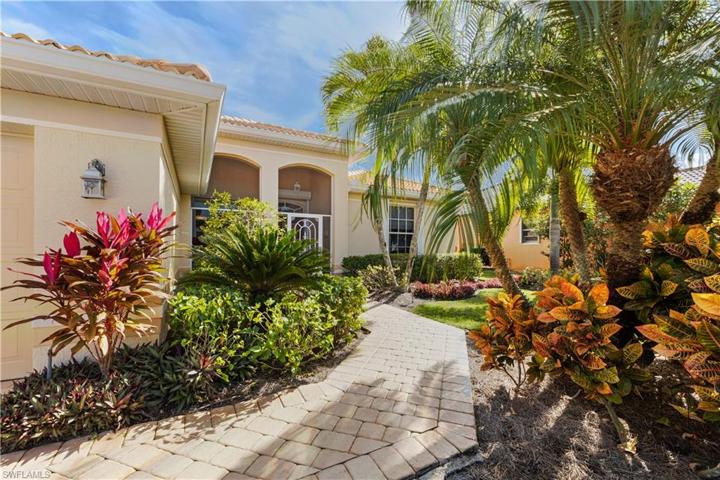 Lush landscaping