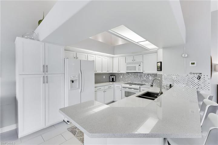 Notice the extended pantry