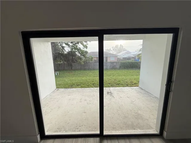 View of doorway to outside