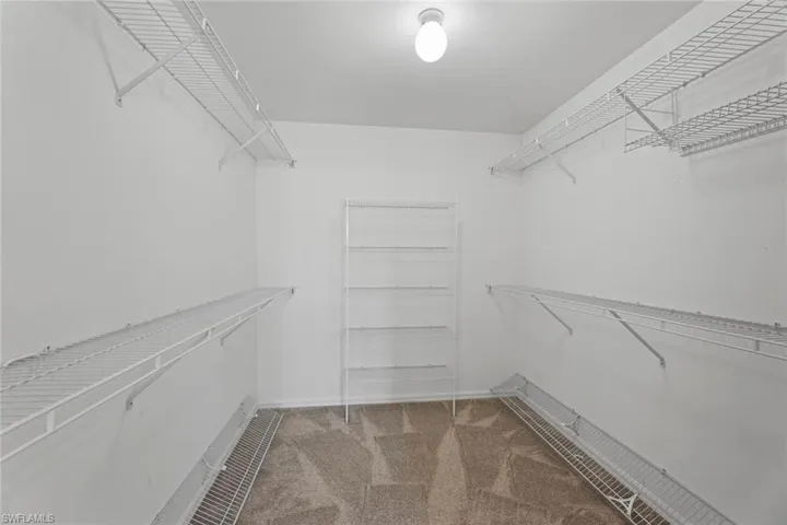 huge walk in closet