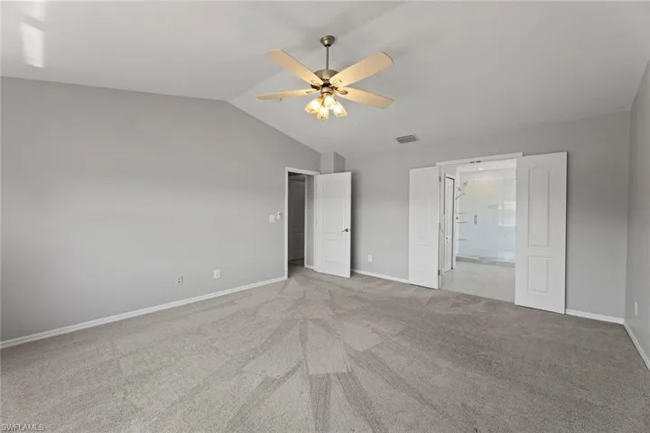 spacious master bedroom