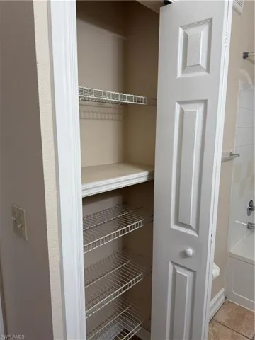 View of closet
