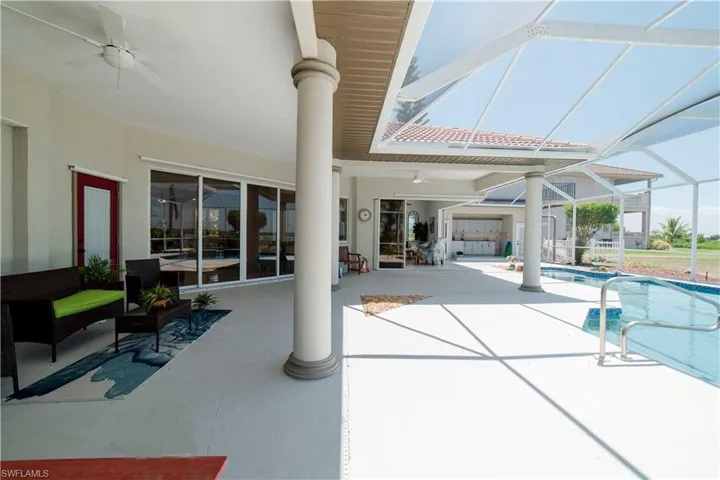 3340 square feet of outdoor entertaining area
