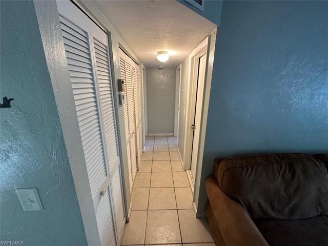 View of Closet Hallway from Entry/living room