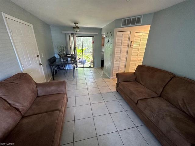 View from Living Room, showing Dining Room and Patio slider