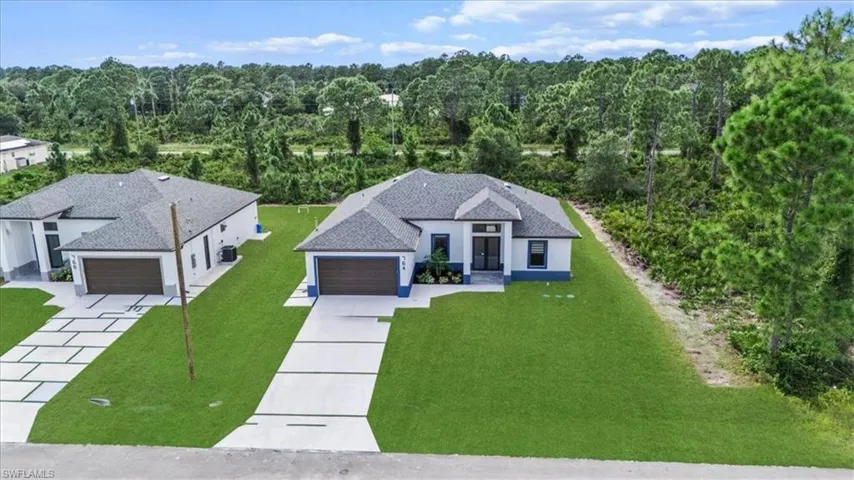 Aerial view of property and surrounding area