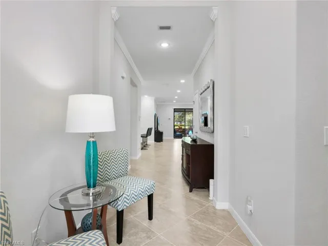 Entry Foyer with Crown Molding