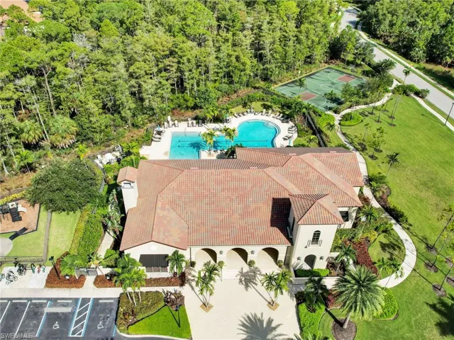 Aerial View of Community Gated Entrance