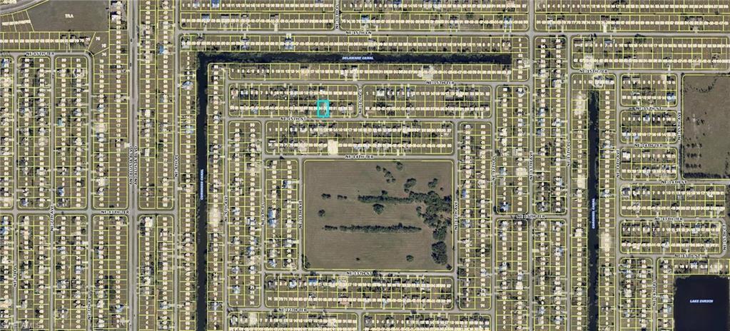 2 lot site outlined in green