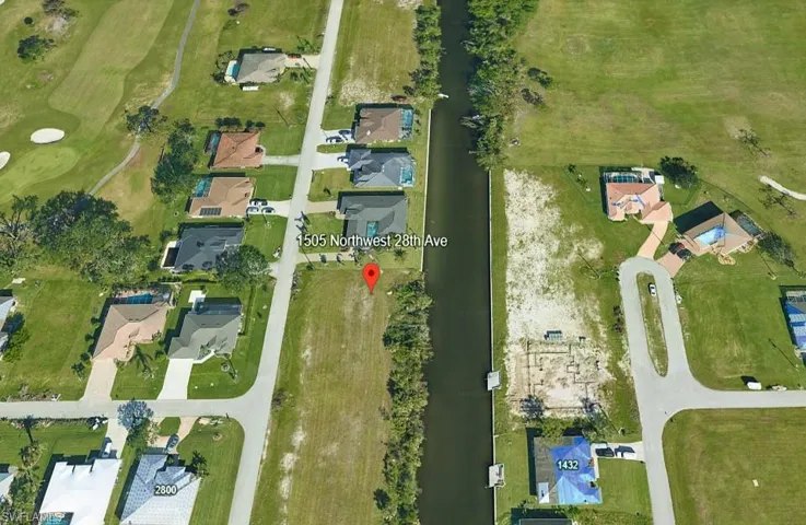 Aerial overview of property's location