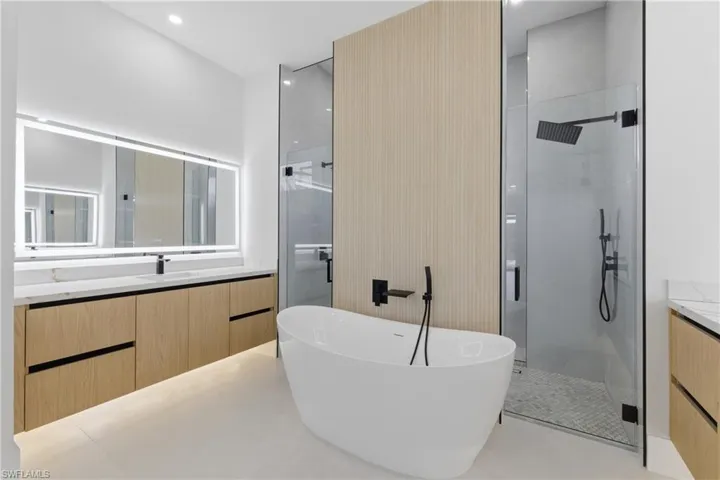 Bathroom view of vanity