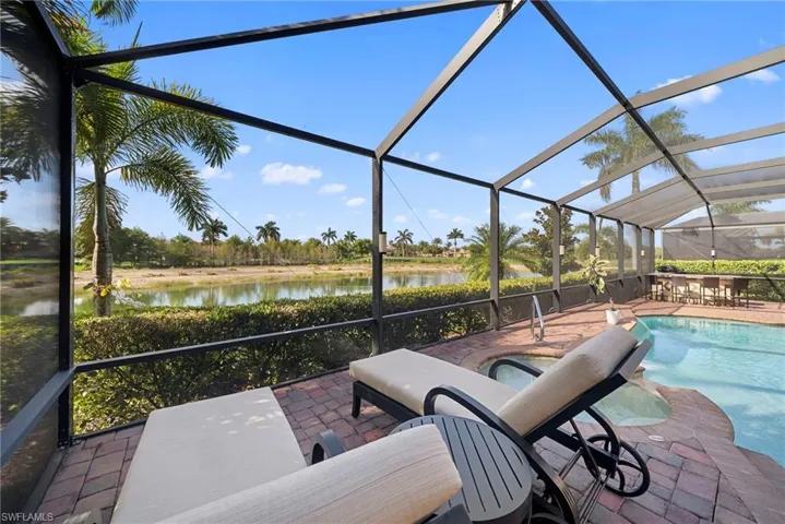 Pool area w/ sunning spot